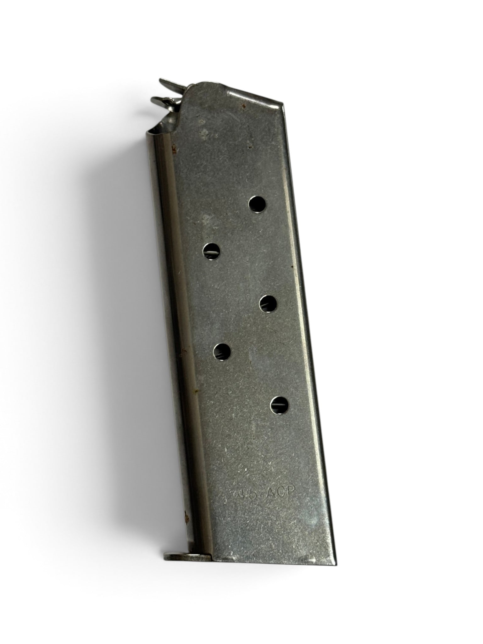 7-Round Colt .45 Auto Marked Stainless Magazine: See Photo(s)