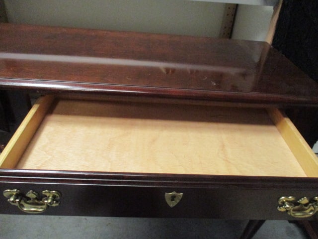 American Drew 2 Drawer Queen Style Console Table - 3
