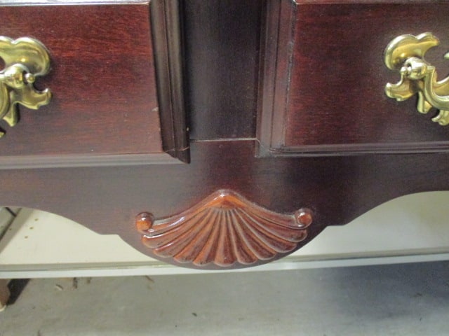 American Drew 2 Drawer Queen Style Console Table - 4