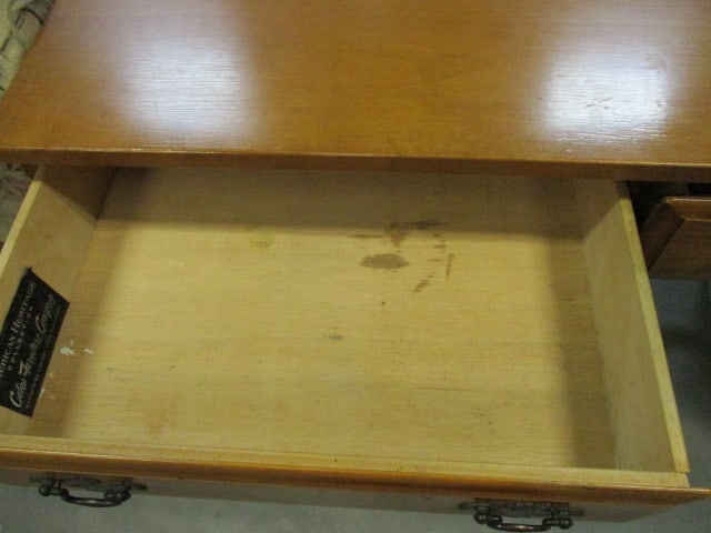 American Heritage by Cohen Ftr. Co. 4 Drawer Wood Desk - 4
