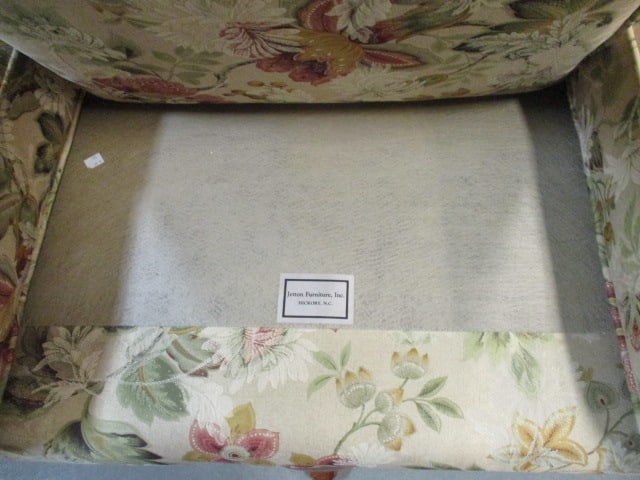Jetton Ftr. Inc. Floral Sofa w/Cabriole Legs (Hickory, NC) - 4