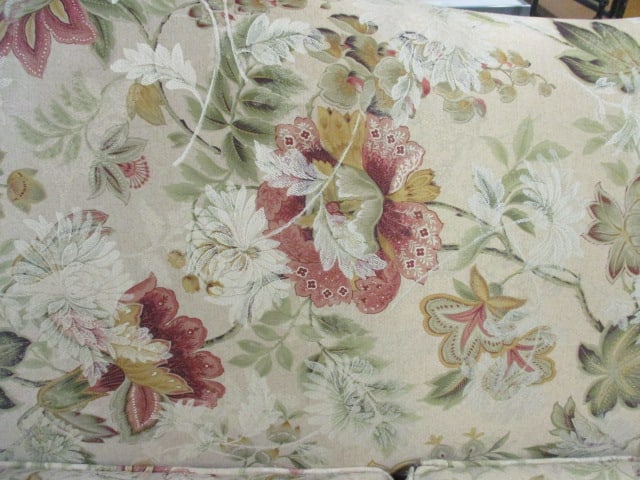 Jetton Ftr. Inc. Floral Sofa w/Cabriole Legs (Hickory, NC) - 6