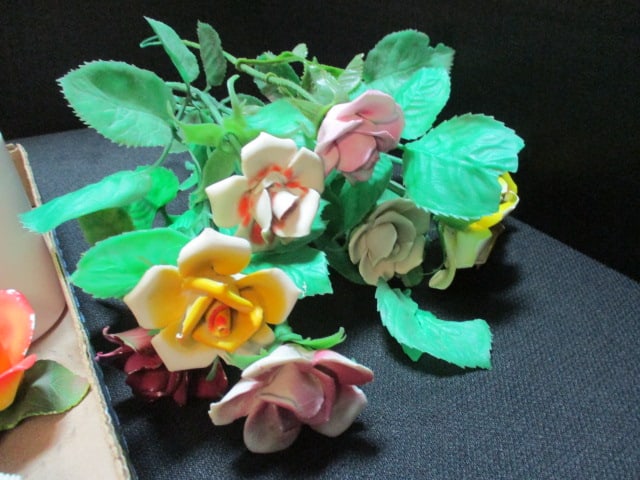 Porcelain Flowers & Capodimonte Style Porcelain - 5