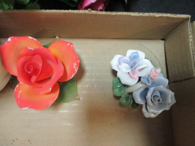 Porcelain Flowers & Capodimonte Style Porcelain - 7