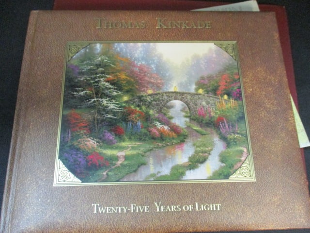 Books-Norman Rockwell 1988, Thomas Kinkade-25 Years of Light (1988), - 2