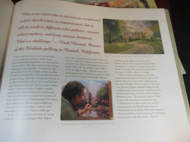 Books-Norman Rockwell 1988, Thomas Kinkade-25 Years of Light (1988), - 4