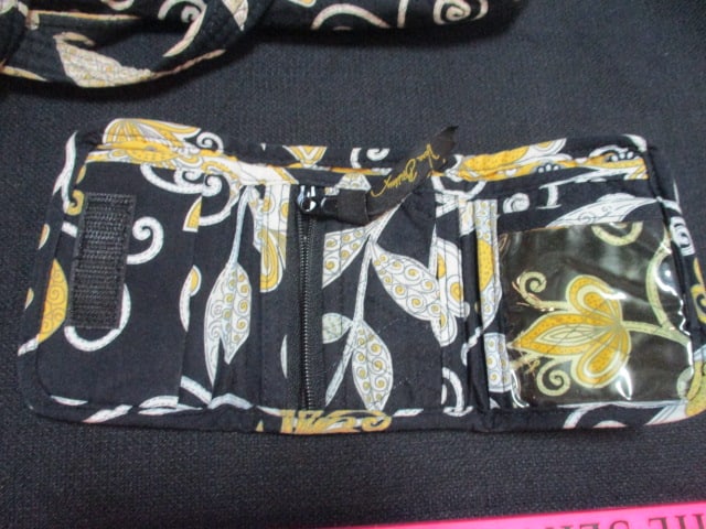Vera Bradley (Lot of 3) Purses-Yellow Bird w/Wallet, Sherry Mini tote, - 3