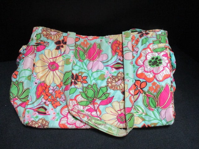 Vera Bradley (Lot of 3) Purses-Yellow Bird w/Wallet, Sherry Mini tote, - 9