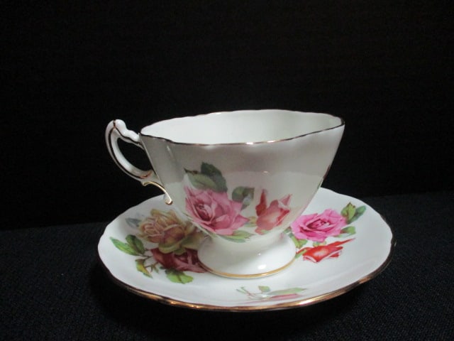 6 China Saucer/Cup Sets - 5