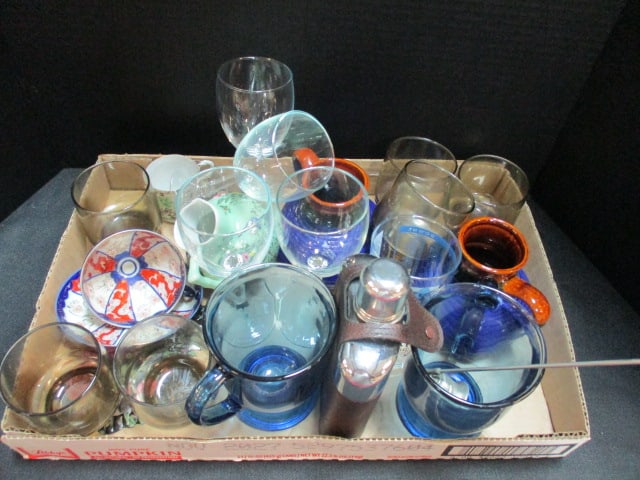 Wine Glasses, Celadon Porcelain Pitcher, Kentucky Derby 2021 Glass, (1 of 11)
