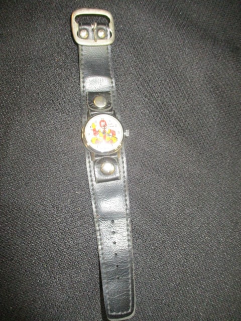 Ronald McDonald Promotional Collector Watch w/leather band - 2