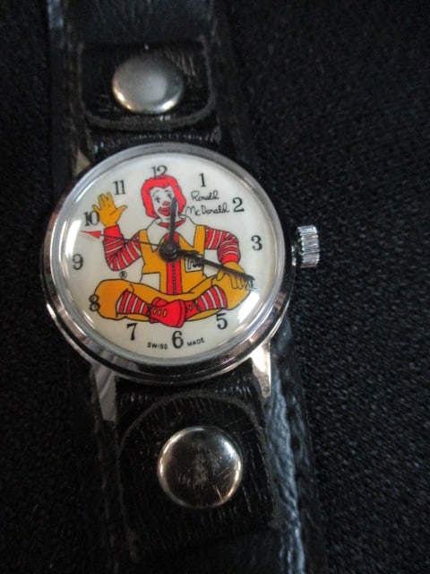 Ronald McDonald Promotional Collector Watch w/leather band - 3