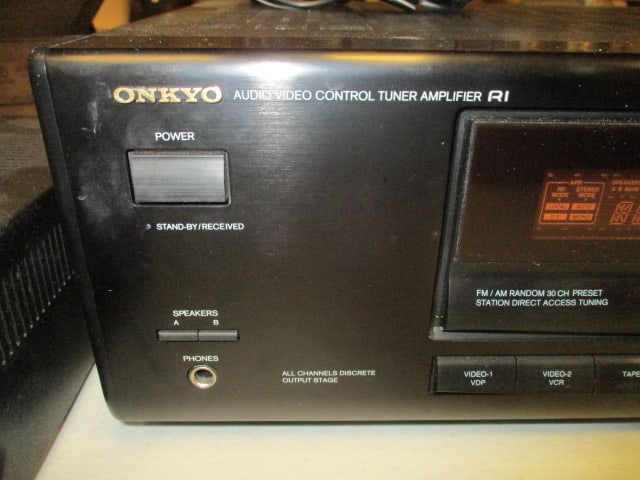 Onkyo Audio Vedeo Tuner Amplifier - 4
