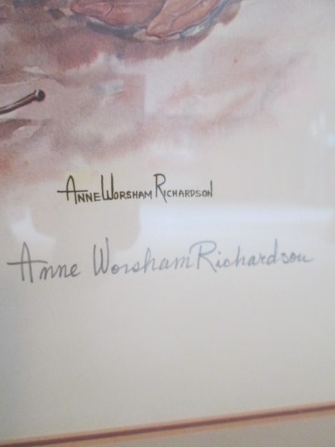 Anne Worsham Richardson Pencil Signed Limited Edition "Bobwhite" Print - 3