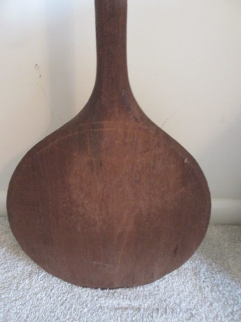 Two Old Wooden Long Handle Paddles - 2