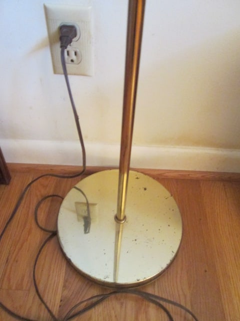 Adjustable Height Brass Floor Lamp - 2