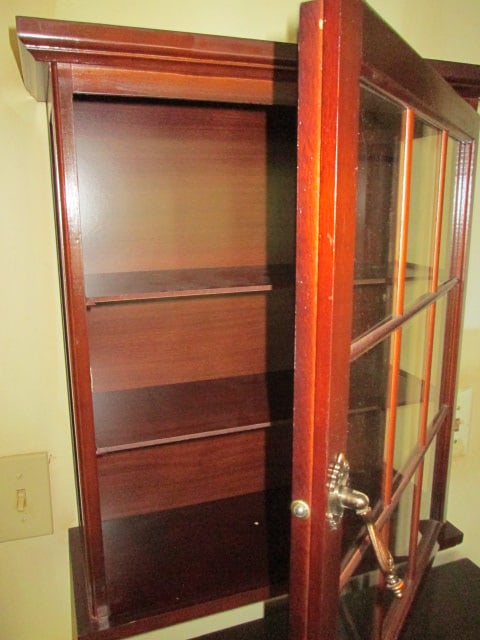 Wood Wall Mounted Display Cabinet - 3