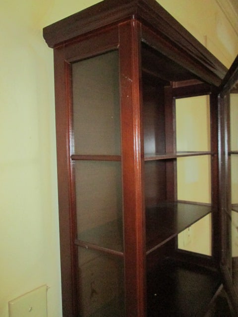 Wood Wall Mounted Display Cabinet - 4