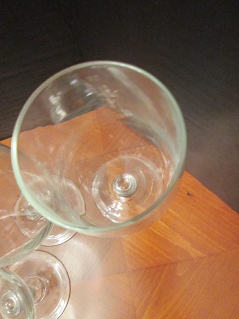 Hand Blown 10 Piece Beverage Set with Etched Pineapple Motif - 3