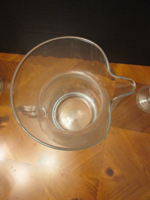 Hand Blown 10 Piece Beverage Set with Etched Pineapple Motif - 6