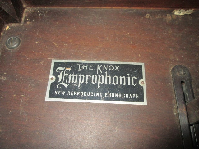 Antique The Knox Emprophonic New Reproducing Phonograph Player - 3