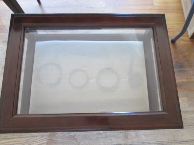 The Bombay Co. Mahogany and Glass Display Accent Table - 2
