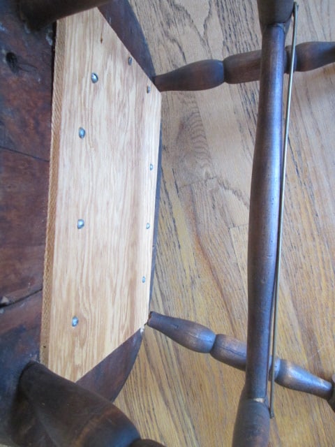 Antique Bent Wood Windsor Style Child's Rocker - 6