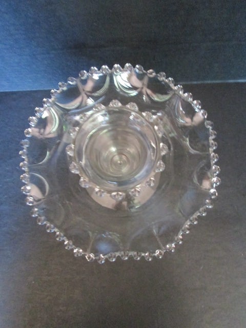 Vintage Candlewick Footed Pedestal Epergne Centerpiece - 2
