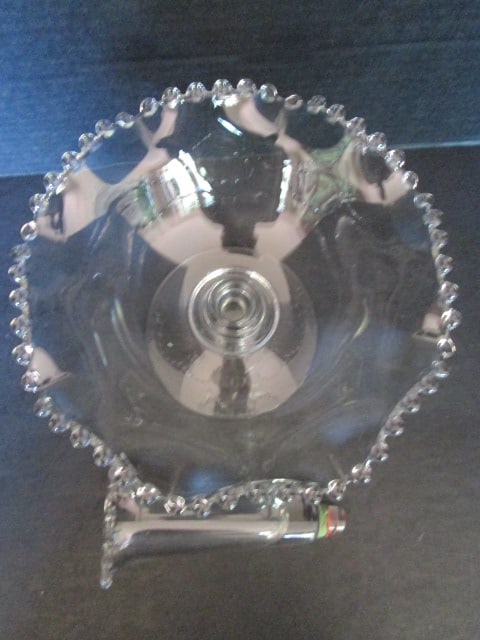 Vintage Candlewick Footed Pedestal Epergne Centerpiece - 3