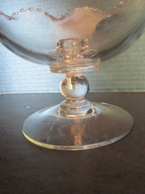 Vintage Candlewick Footed Pedestal Epergne Centerpiece - 5