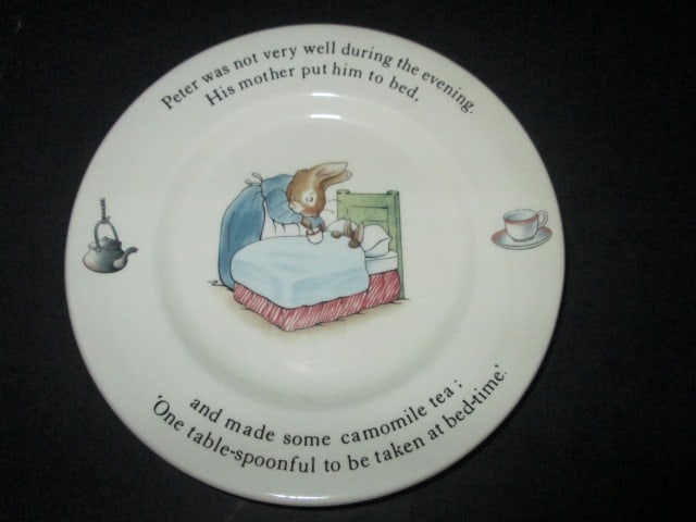 Wedgwood and Royal Doulton Bunnykins "Peter Rabbit" Toddler Food Sets, - 14