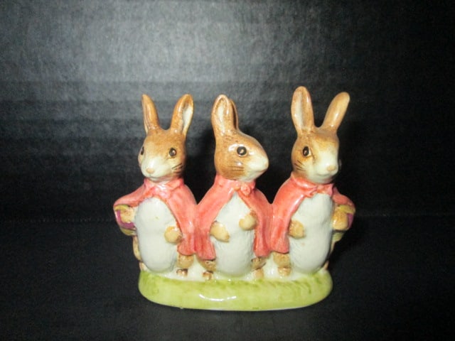 Wedgwood and Royal Doulton Bunnykins "Peter Rabbit" Toddler Food Sets, - 2