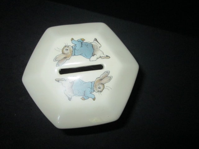 Wedgwood and Royal Doulton Bunnykins "Peter Rabbit" Toddler Food Sets, - 5