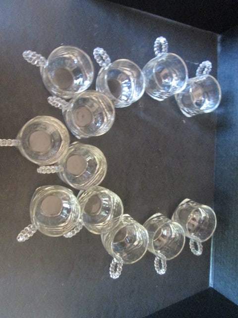 Vintage Candlewick Punch Bowl Set - 2