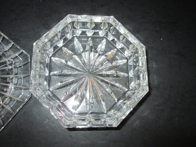Waterford Crystal Octagonal Covered Dish - 3