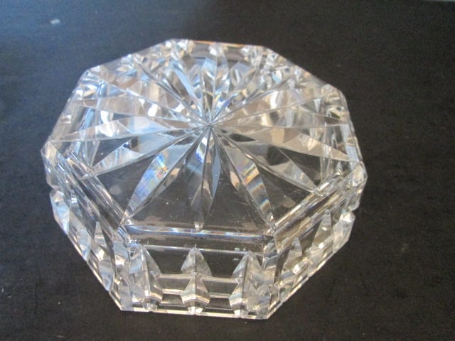 Waterford Crystal Octagonal Covered Dish - 4