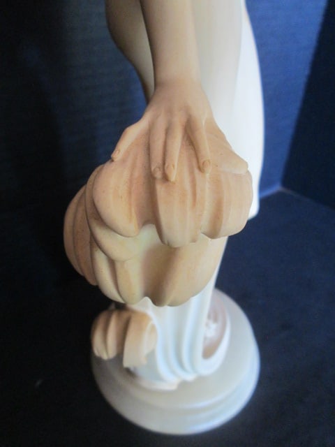 Vintage Made in Italy Carved Classical Female Nude Figure - 4