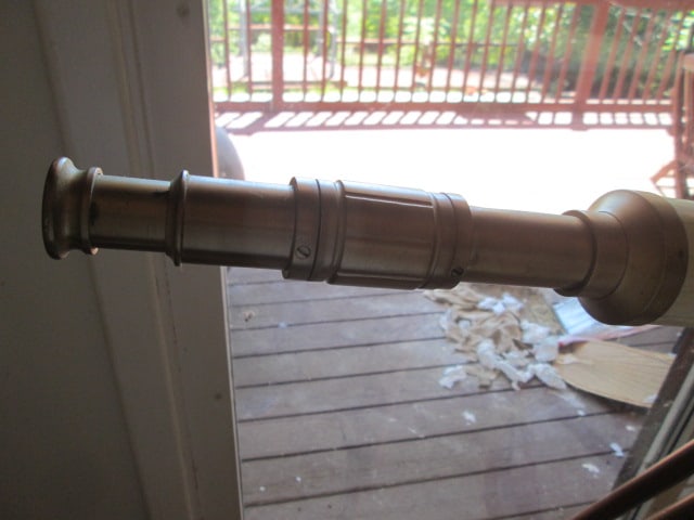 Bone Veneer Brass Telescope with Wooden Tripod - 5