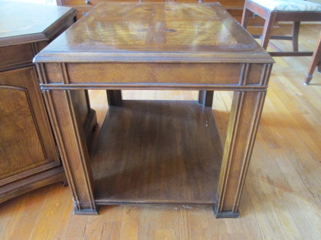 Lane Tiered End Table and Hexagonal End Table - 2