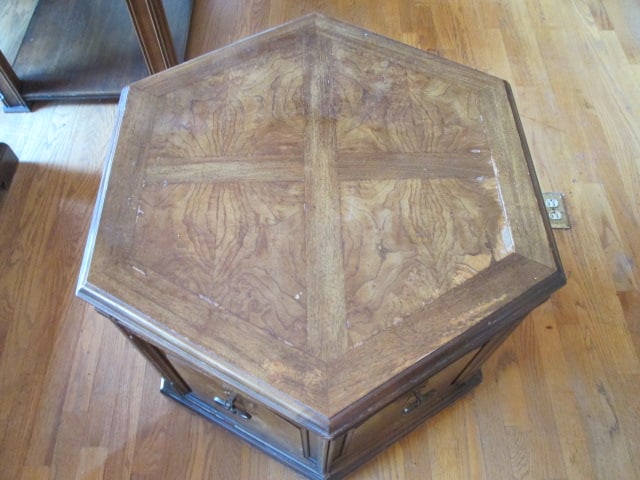 Lane Tiered End Table and Hexagonal End Table - 8
