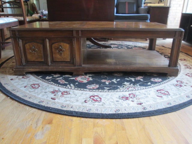 Lane Coffee Table with Doors and Open Shelf (1 of 14)