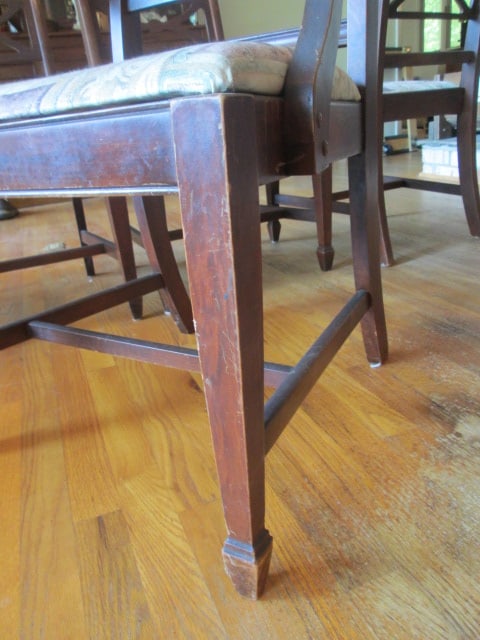 Vintage Mahogany Arm and Side Chairs - 12