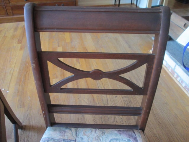 Vintage Mahogany Arm and Side Chairs - 4