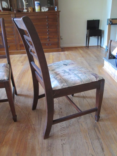 Vintage Mahogany Arm and Side Chairs - 5
