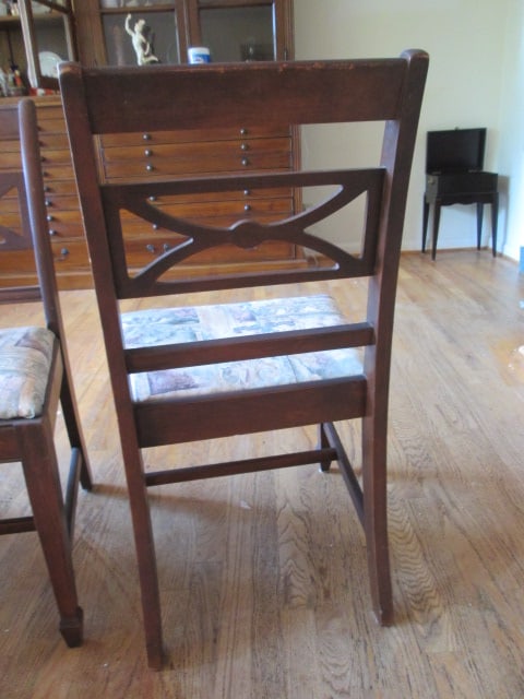 Vintage Mahogany Arm and Side Chairs - 6