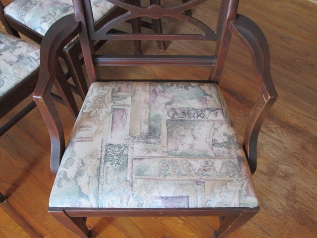 Vintage Mahogany Arm and Side Chairs - 9
