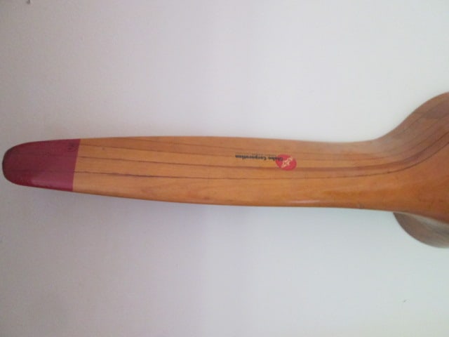 Globe Corporation Aircraft Division Wooden Propeller Quartz Wall Clock - 2