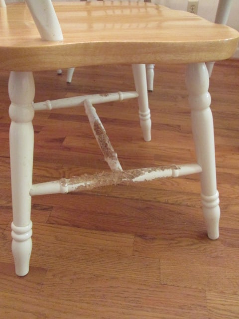 America 2 Tone Natural Maple and White Ceramic Tile Top Dining Table Set - 3