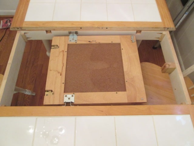 America 2 Tone Natural Maple and White Ceramic Tile Top Dining Table Set - 9