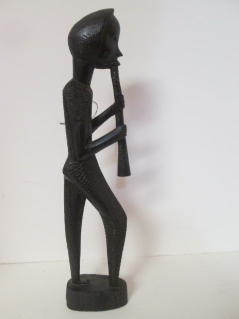 Grouping of Wood Carved Tribal Folk Art Figures - 6